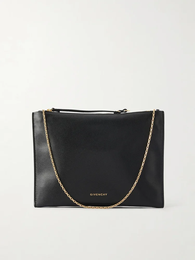 Voyou leather clutch