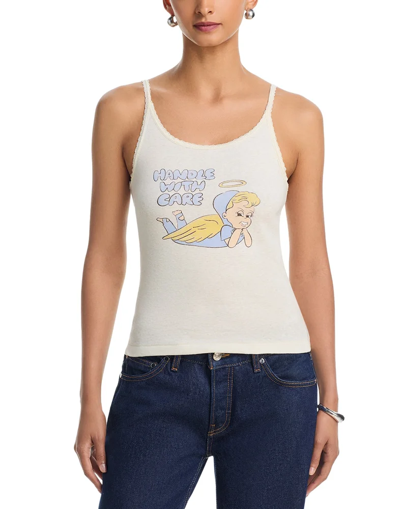 Lace Strap Tank Top
