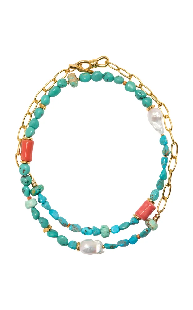 Porto Covo Necklace In Turquoise Riviera