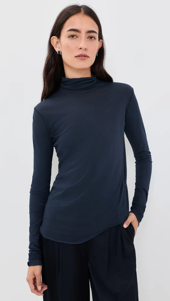 Molly Tissue Cotton Turtleneck