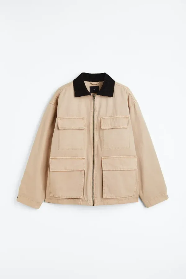 Regular Fit Utility Jacket - Light purple - Men