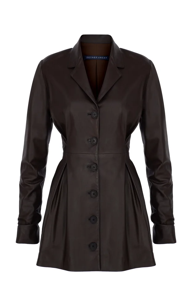 Ajda Leather Dress