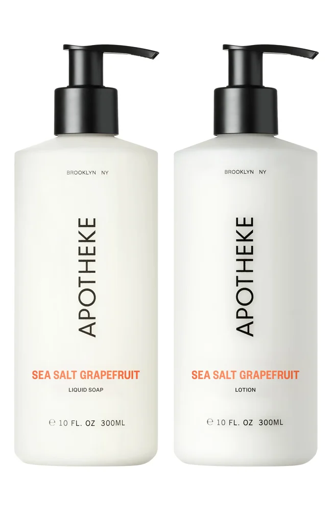 Sea Salt Grapefruit Liquid Soap & Lotion Set