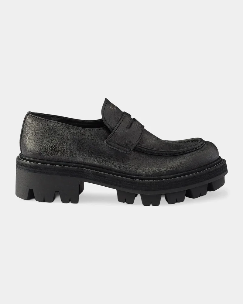 55mm Leather Loafers