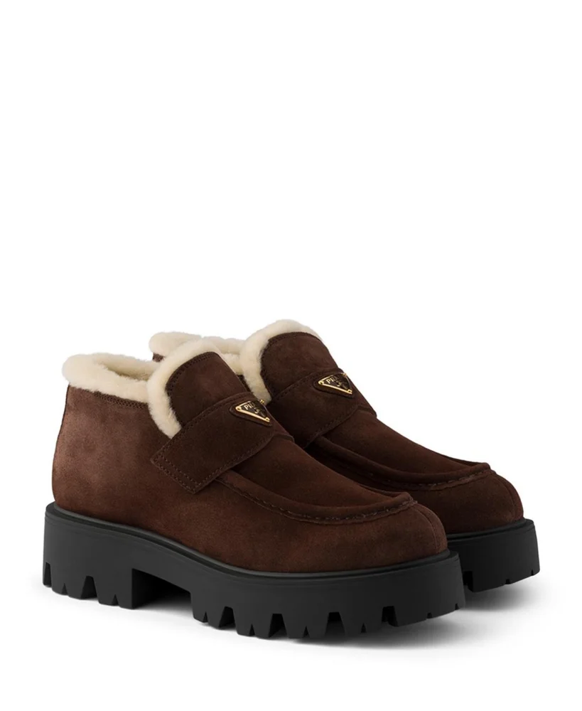 Suede Loafers