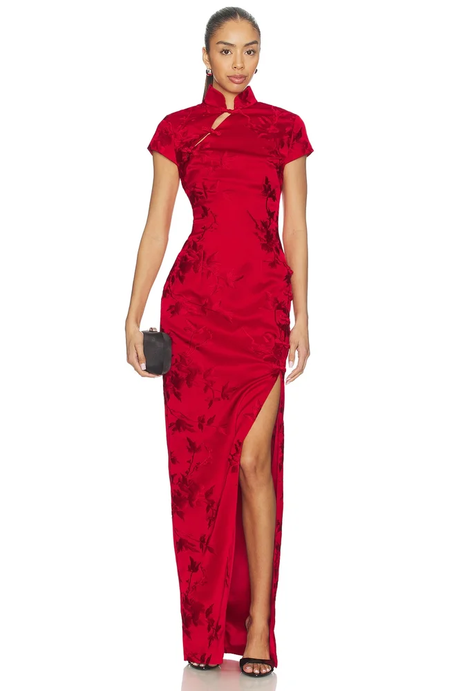 Isabella Embroidered Gown