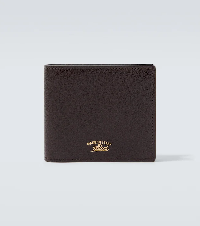 Leather bifold wallet