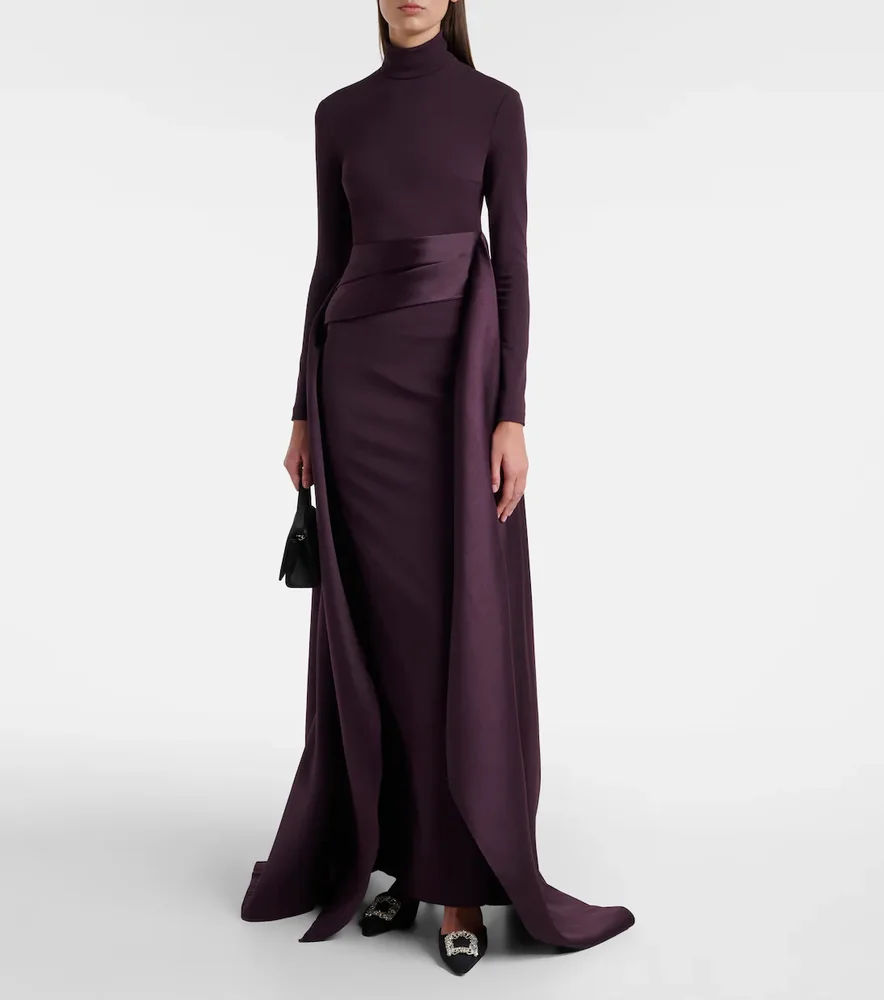 Olivia draped gown