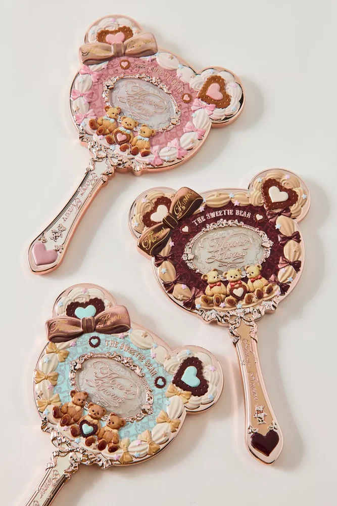 The Sweetie Bear Series Handheld Mirror, Caramel Brown