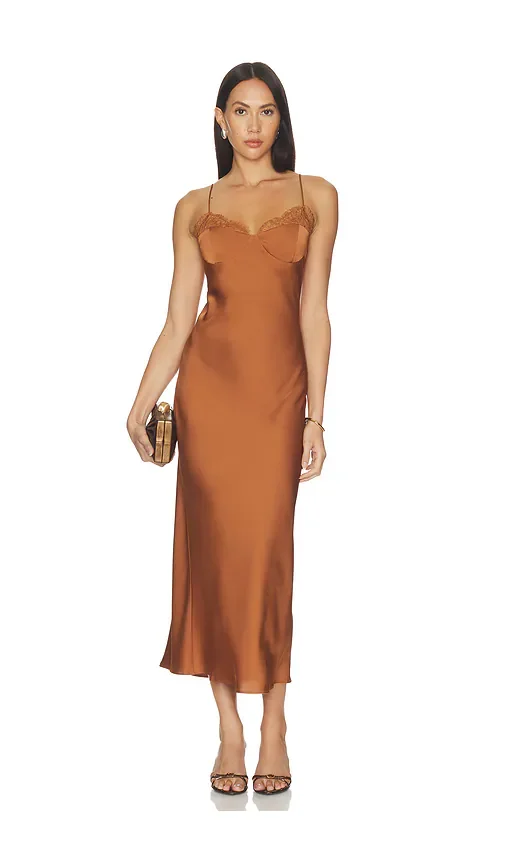 Nocturne Satin Slip Dress