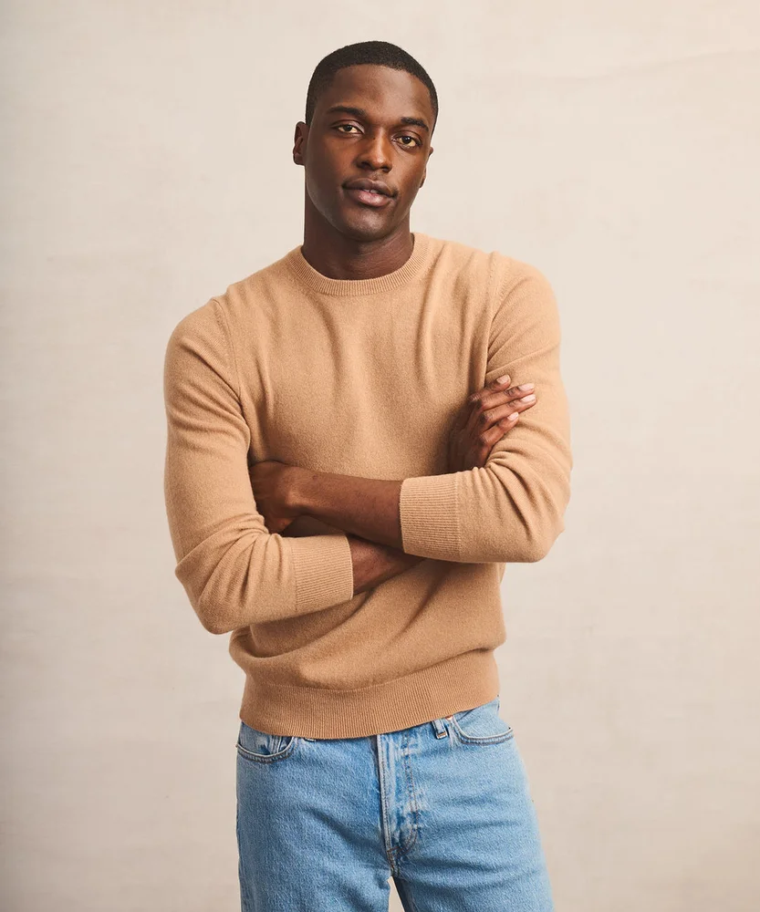 The Original Cashmere Crewneck Sweater Men's – NAADAM