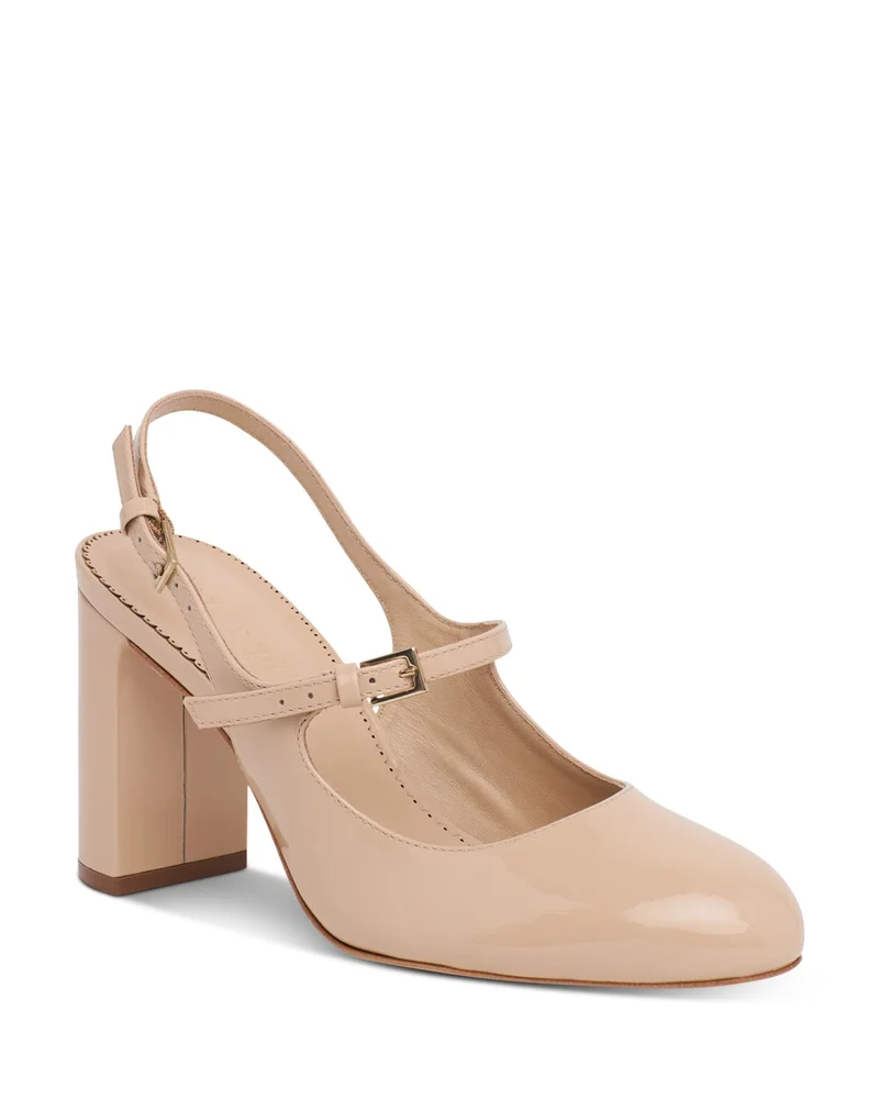 Lola Patent Mary Jane Slingback Pumps