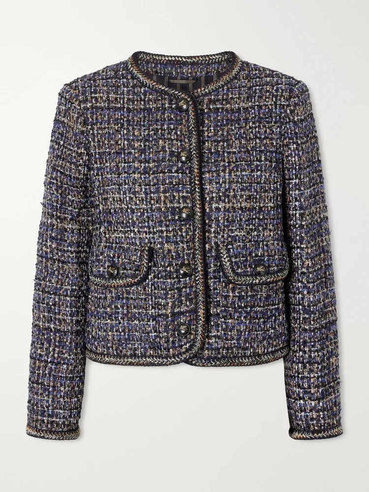Tweed woven jacket