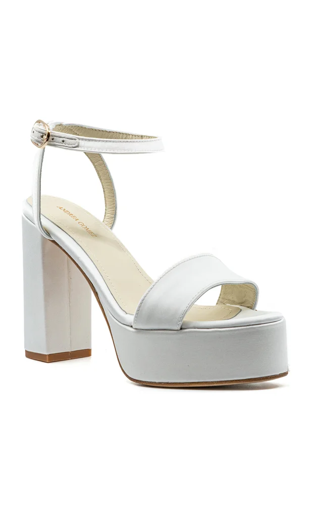 Becka Satin Platform Sandals