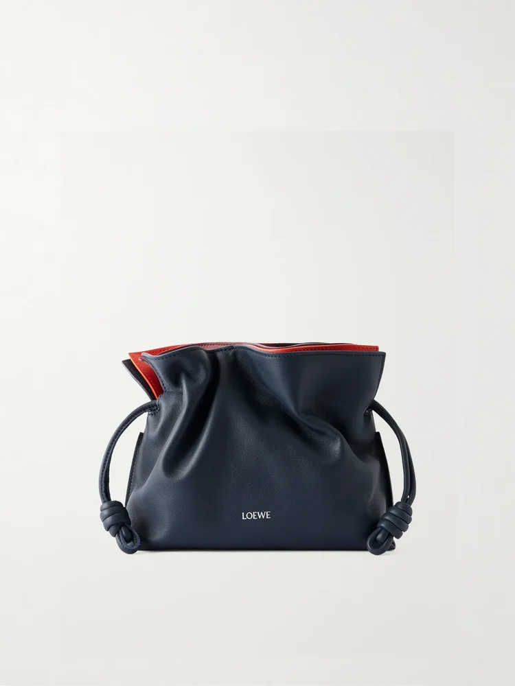 Flamenco Layers mini leather clutch