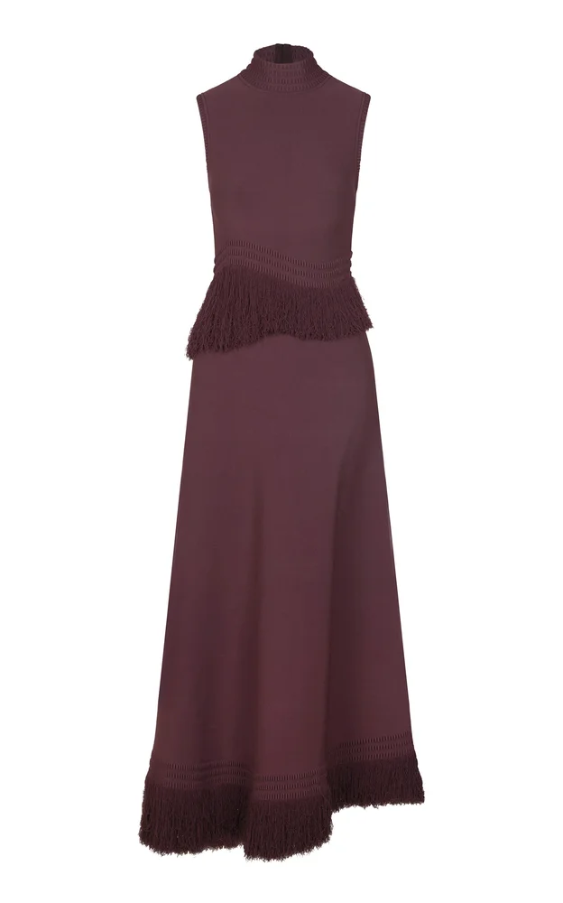 Chocolate Momentum Cotton Midi Dress