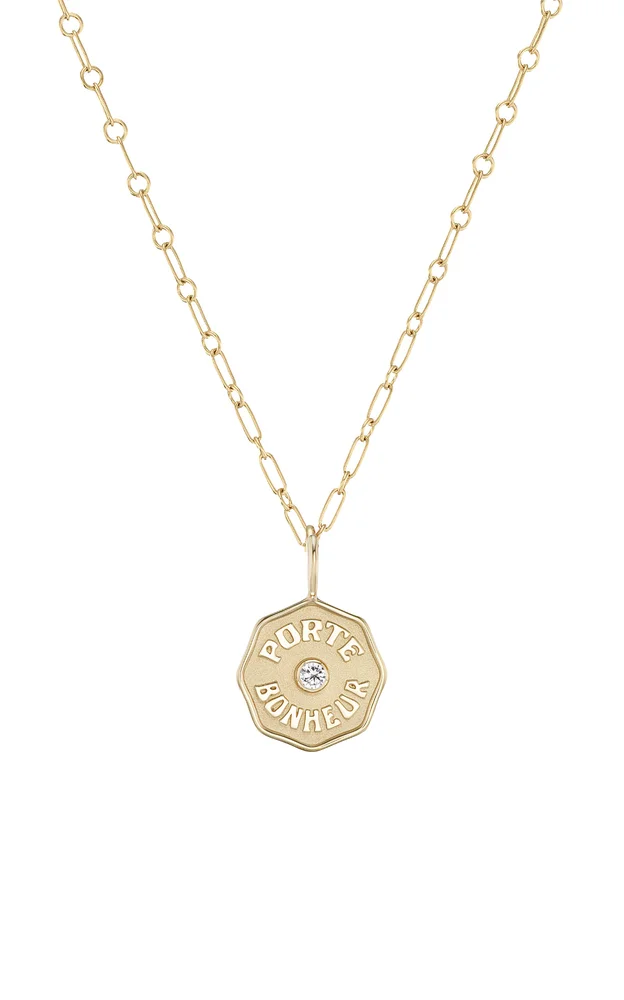 Petite Porte Bonheur Diamond Necklace