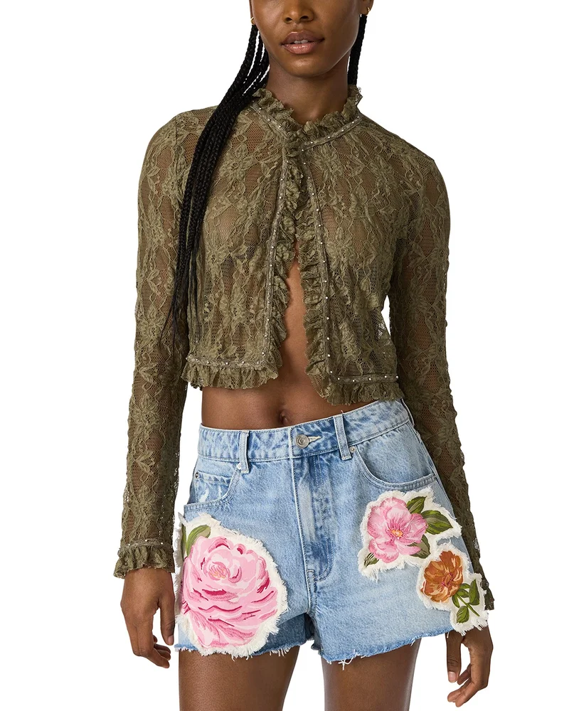 Linden Lace Long Sleeve Cardigan
