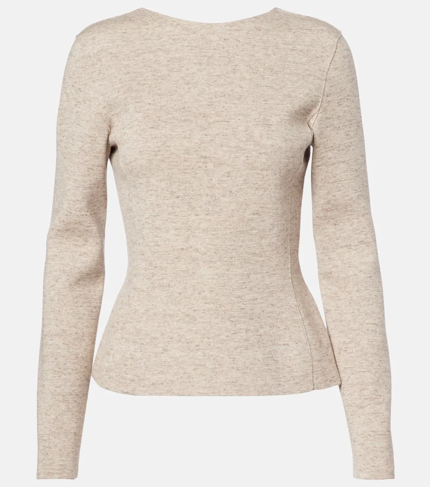 Willow cashmere, wool, and linen cardigan