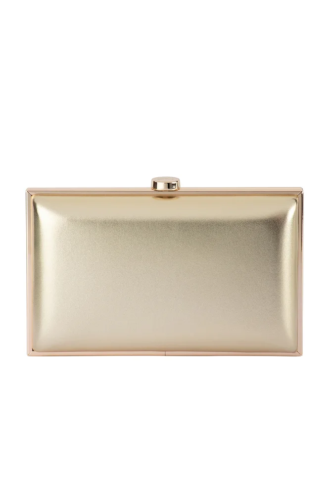 Lucy Metallic Clutch