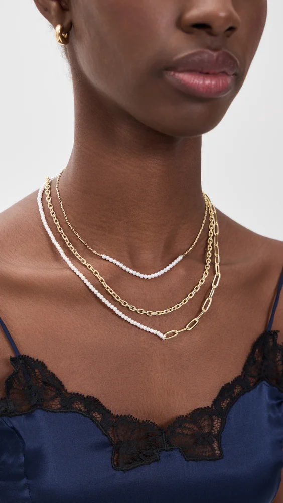 Florence Pearl Chain Necklace