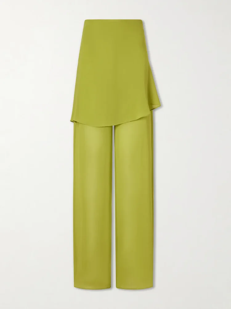 Mirador silk wide-leg pants