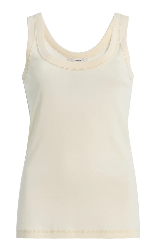 Ribbed Cotton Tank Top