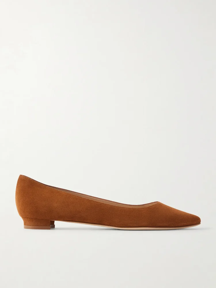 BB suede ballet flats