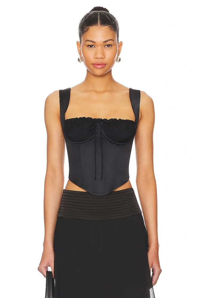 Ruched Cup Bustier Top