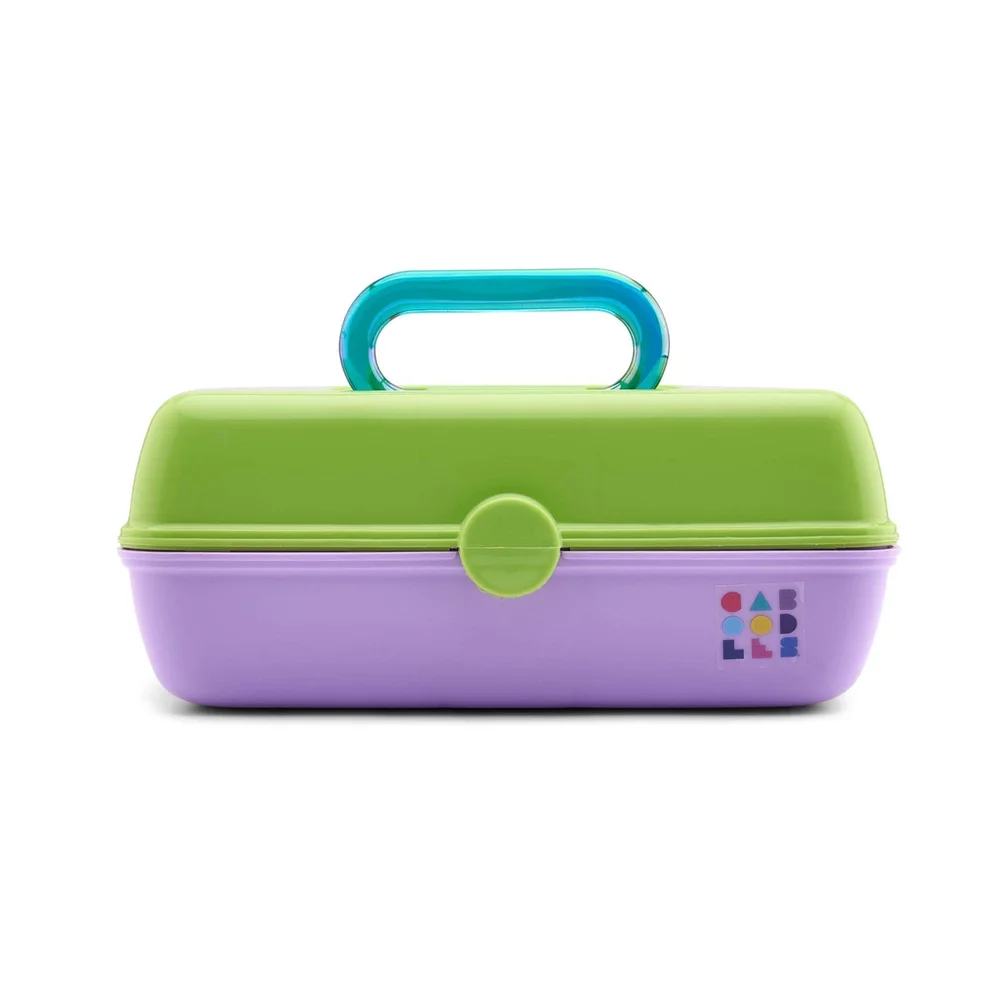 Makeup Organizer - Neon Green Over Lilac