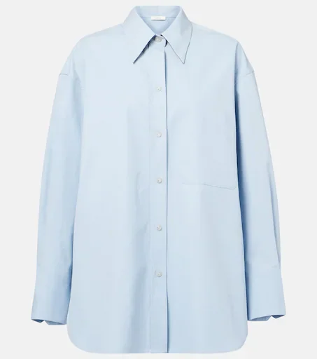 Cotton poplin shirt
