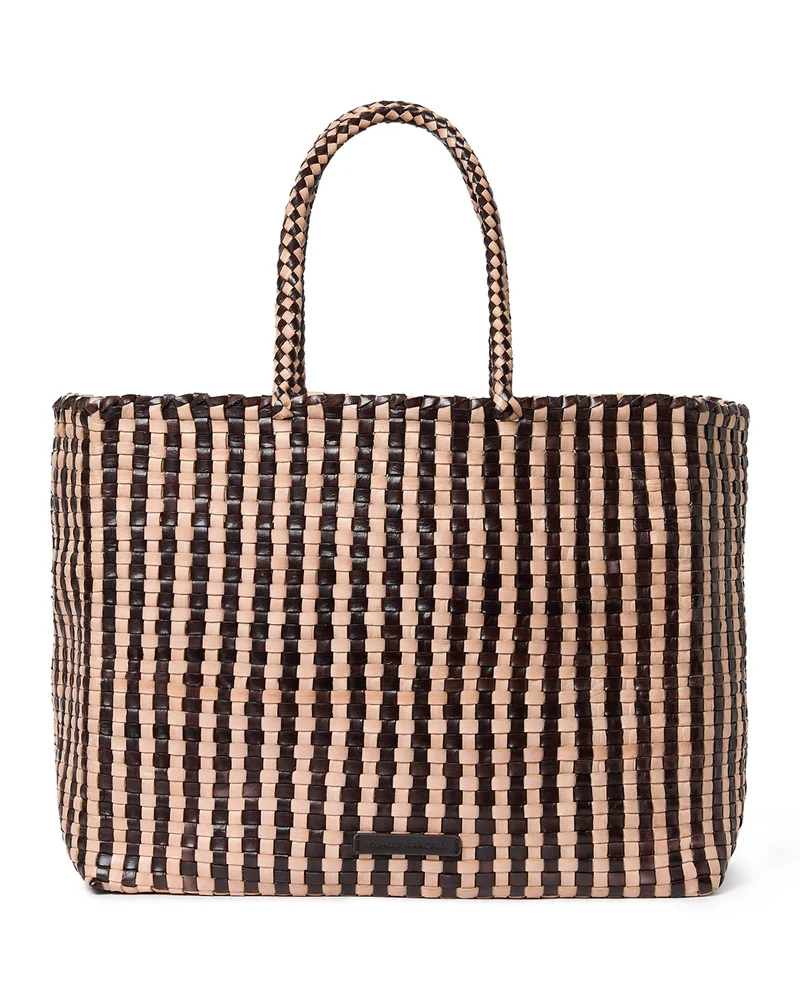 Granger Natural/Cognac Straw Tote