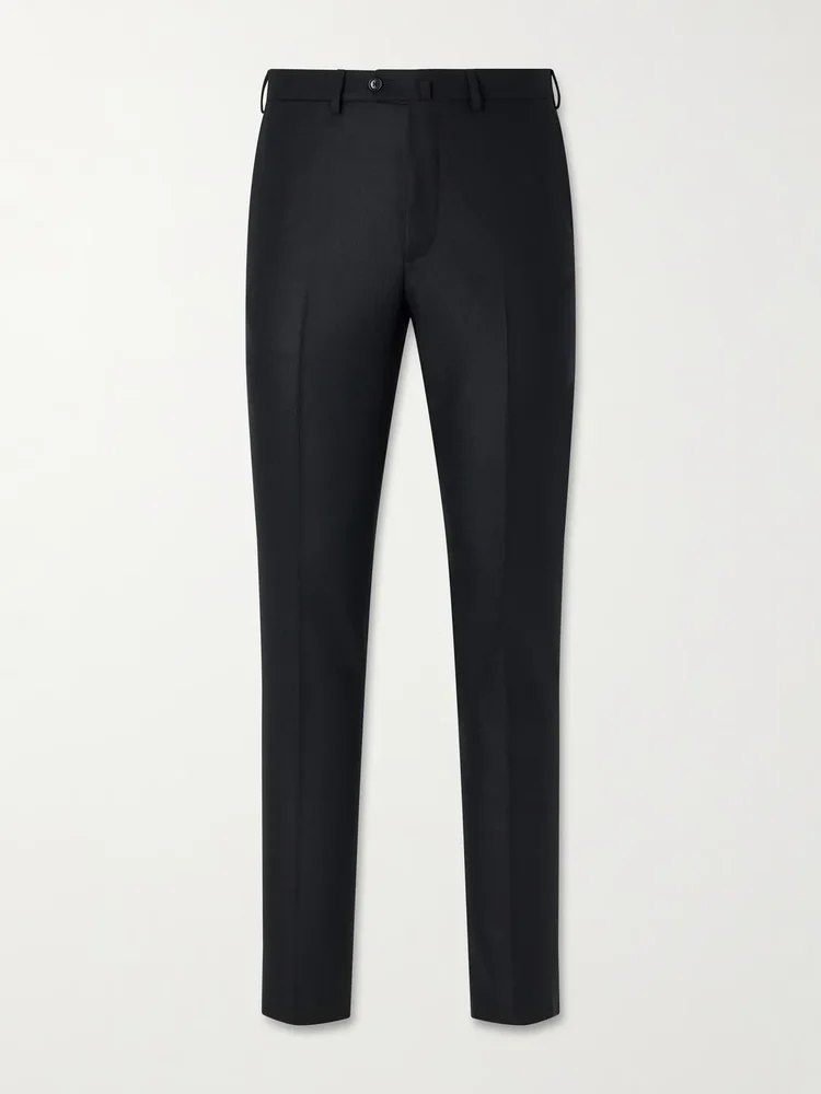 Straight-Leg Wool and Cashmere-Blend Suit Trousers