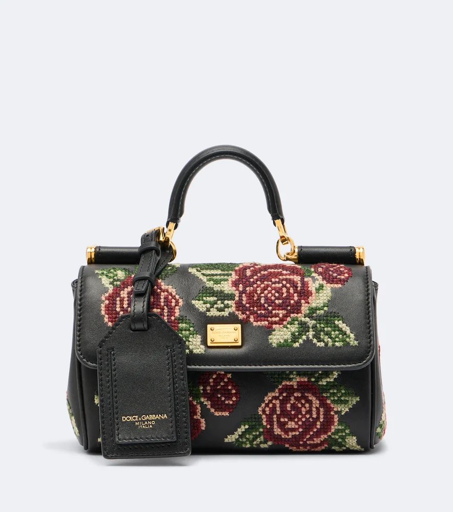 My Sicily Mini leather top-handle bag