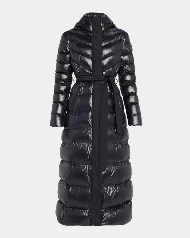 Calina Zip-Front A-Line Down Coat