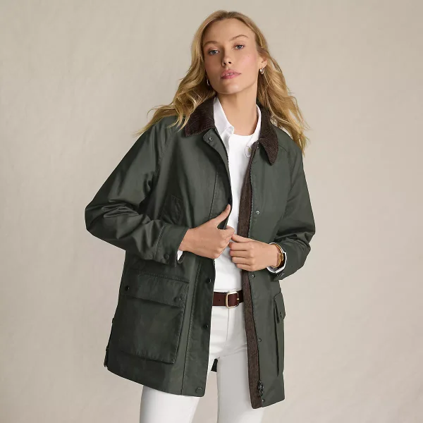 Women's Waxed Cotton Barn Coat