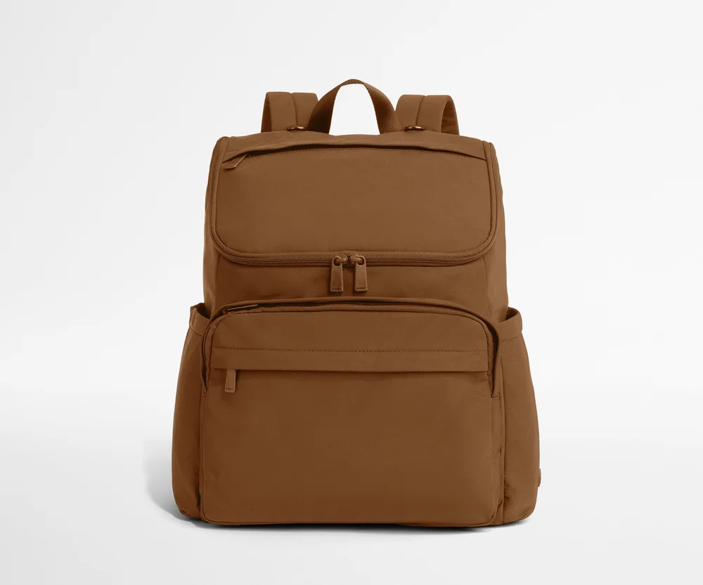Indi Diaper Backpack in Heather Grey, Small