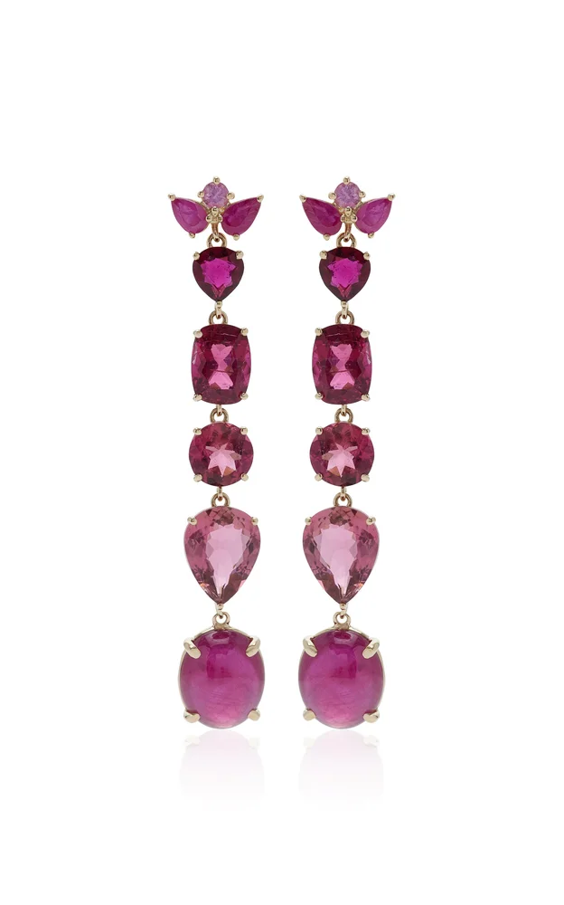 Exclusive La Isla Ruby Kisses and Tourmaline Dreams Earrings