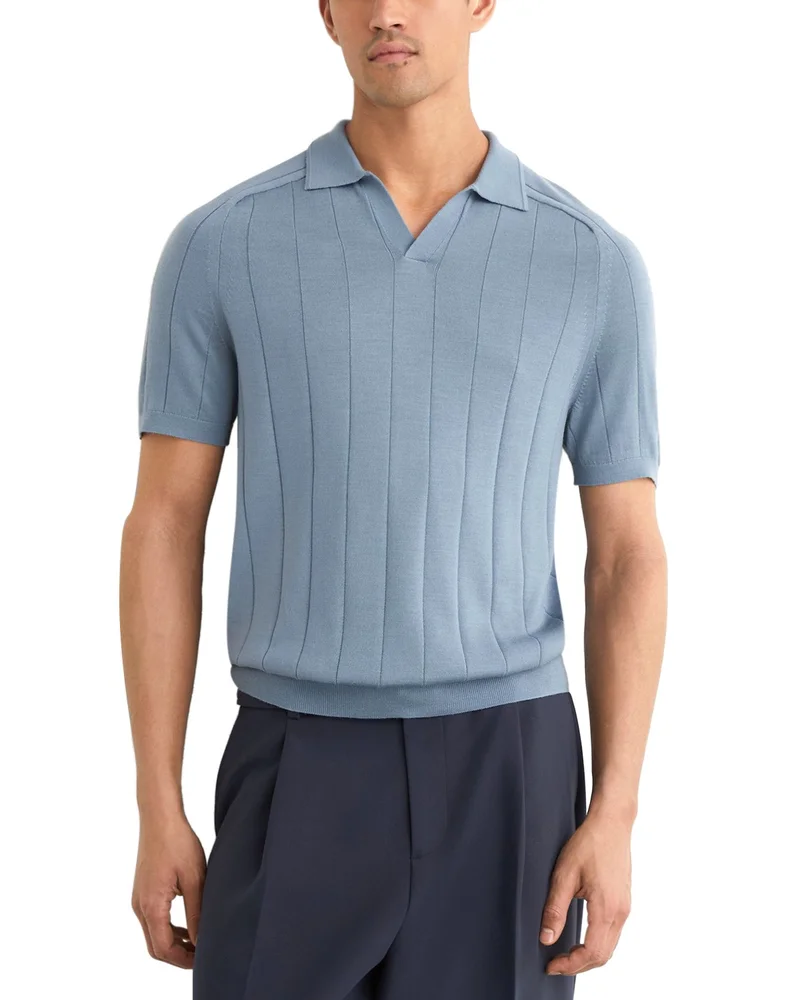 Chelmsford Short Sleeve Merino Wool Sweater Polo