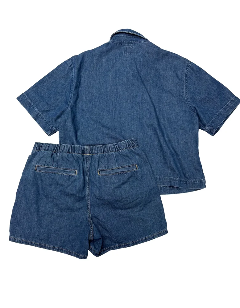 UltraSoft Jean Shorts Set - S/M