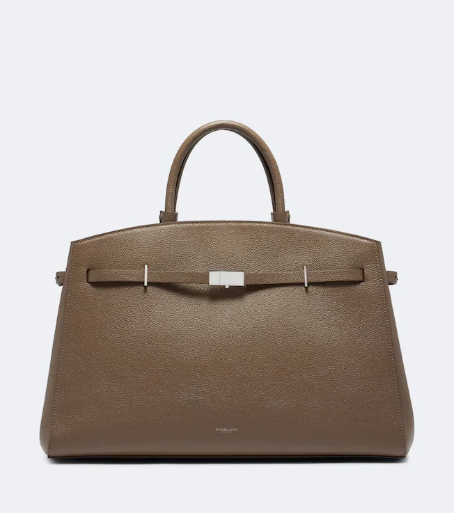 Hudson leather top-handle bag