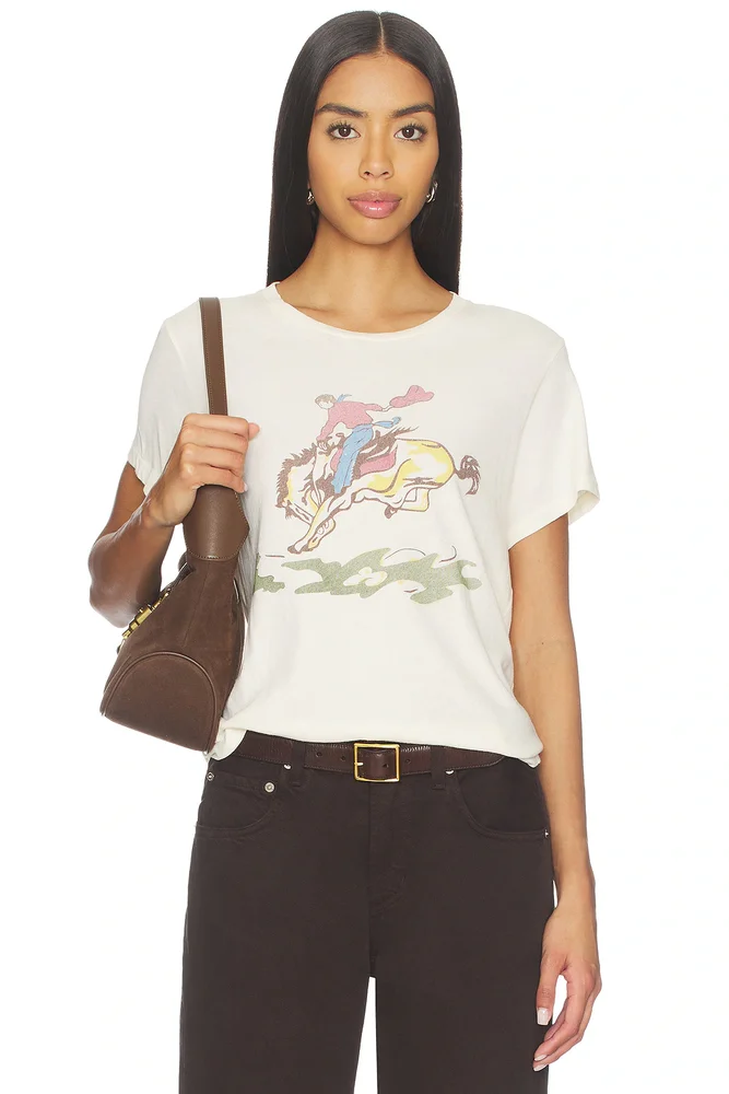 The Little Tee With Rider Graphic