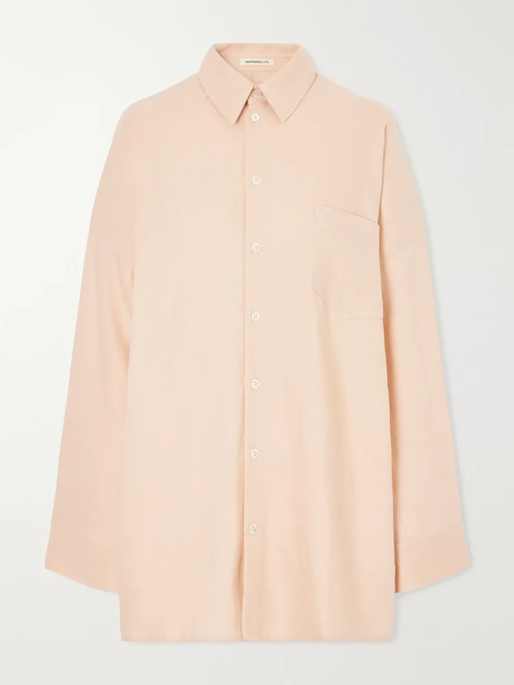 The Oversized cotton Oxford shirt