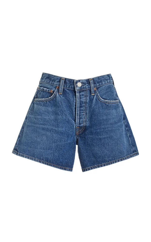 Parker Long Denim Shorts