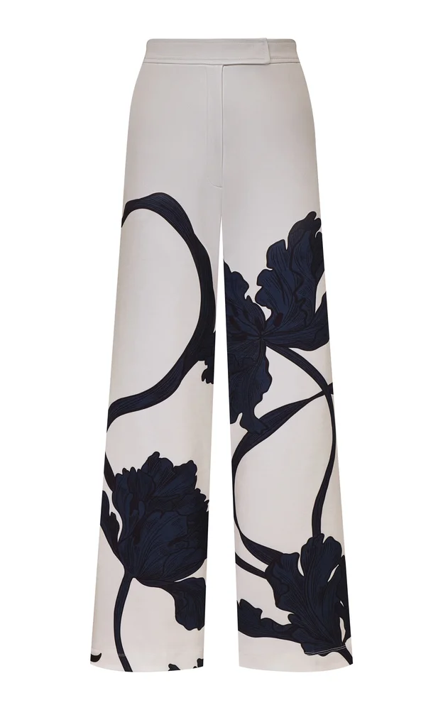 Adira Scuba Wide-Leg Pants