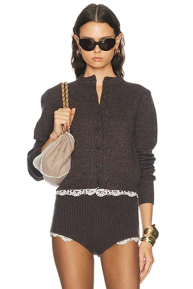 Lace Trim Cardigan