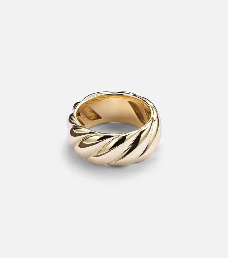 Sculpted Cable 18kt gold ring