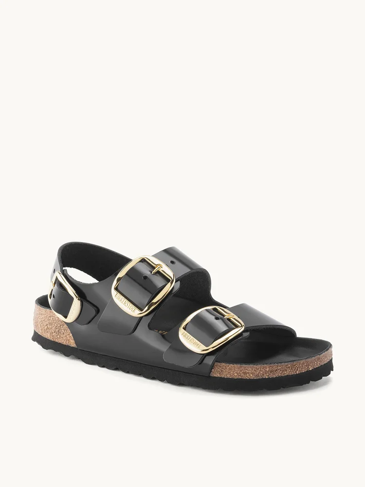 Milano Big-Buckle Sandals