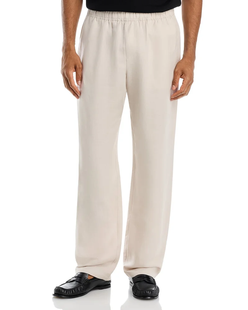 Pull On Linen Pants