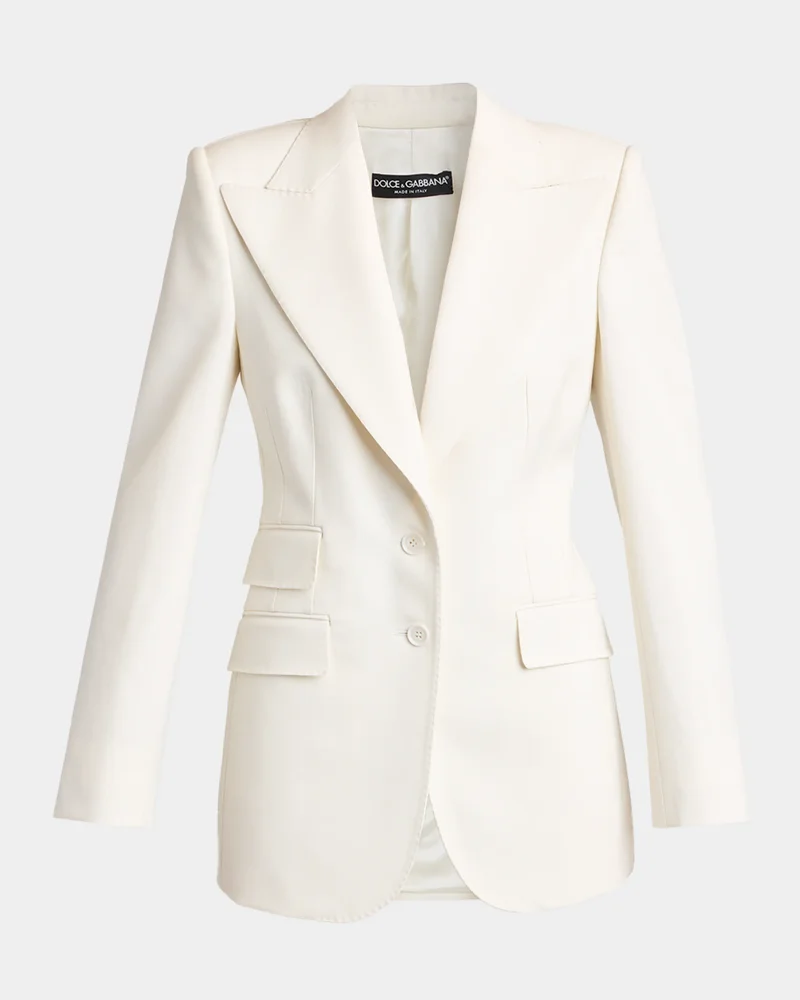 Single-Breasted Blazer Jacket